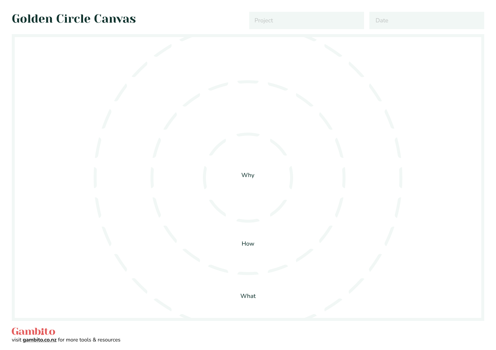 Golden Circle Canvas